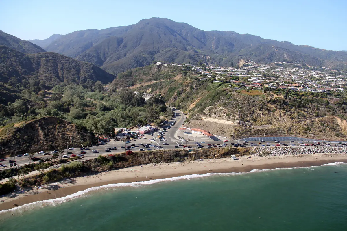 Pacific Coast Highway at Topanga Canyon Road